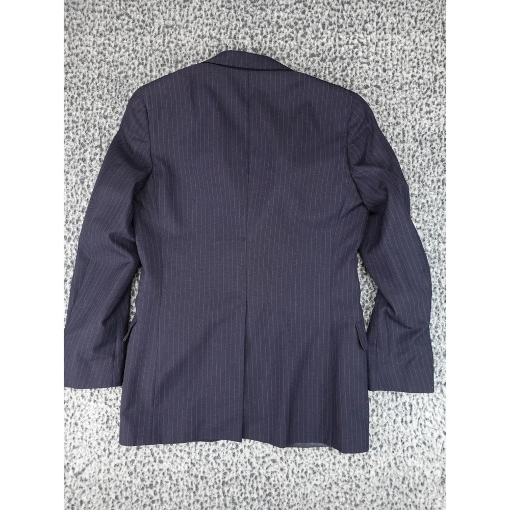 Polo University Club Ralph Lauren Blazer Mens 40R Navy Pinstripe Good Wool Suit